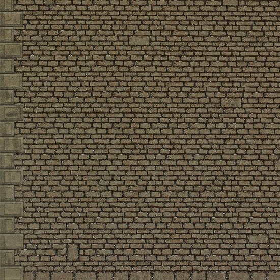 Bouwmateriaal HO/OO: natuursteen B1 stijl - Metcalfe - M0058