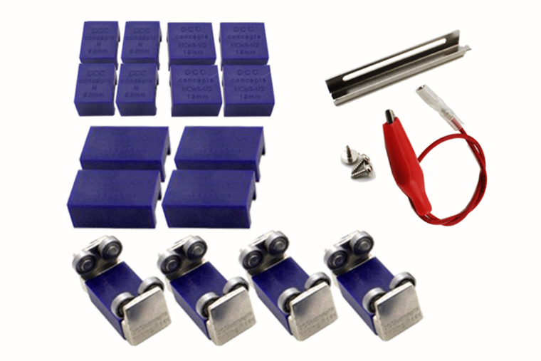 4 assig rollenbank voor modeltreinen - rolling road - DCC concepts