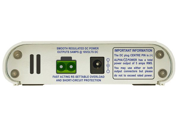 Cobalt Alpha stroomvoorziening 18V - 5 A - voor gelijkstroom of DCC - DCC concepts