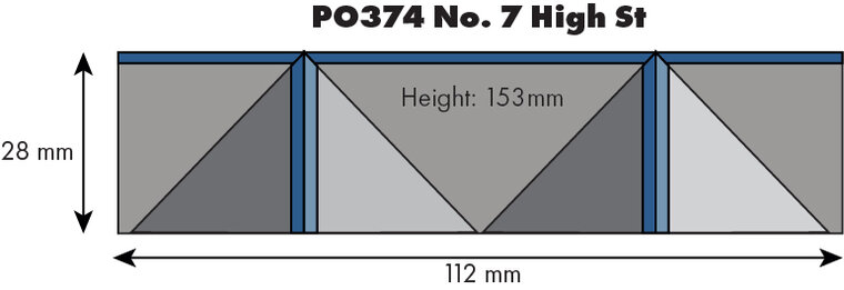 Bouwpakket HO/OO: half relief winkel - Metcalfe - PO374