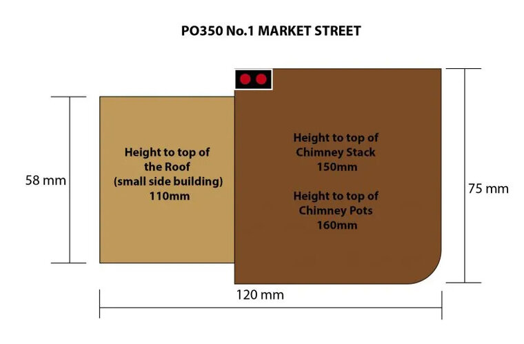 Bouwpakket HO/OO: No 1 Market Street - Metcalfe - PO350
