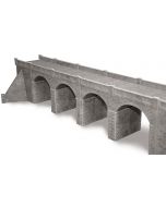 Bouwpakket HO/OO: dubbelspoor viaduct - natuursteen - Metcalfe - PO241