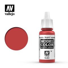 scharlaken rood - Vallejo 70.817 - waterbasis acrylverf 