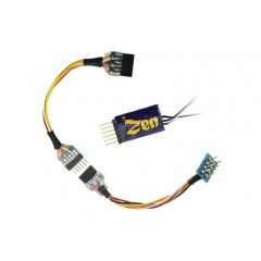 Zen Blue decoder - 6 pin direct en 8 pin bedraad - 2 functies - DCC concepts 